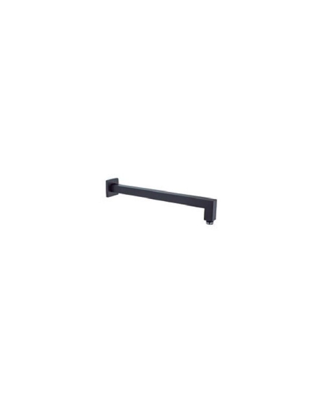 Brazo pared cuadrado 35cm negro mate